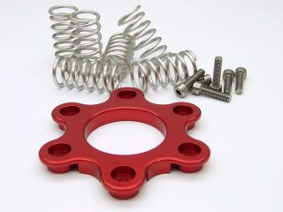 Ducati clutch stabilizer spider retainer with stainless steel springs