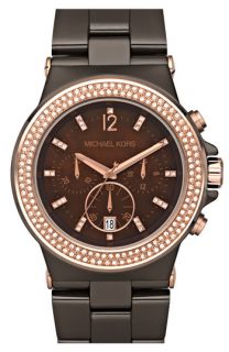 Michael Kors Chronograph Ceramic Bracelet Watch