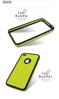 iPhone 4 4S Mobc Codi Bumper Case Full Body Skin Color Screen