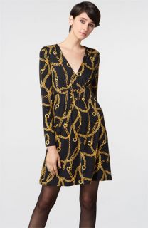 Milly Lindy Chain Print Silk Jersey Dress