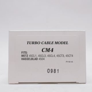 Quantum Turbo Cable CM4 Hasselblad 4504 Metz 45 Ct CL Series