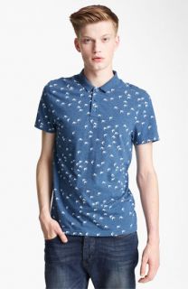 Topman Bird Print Polo