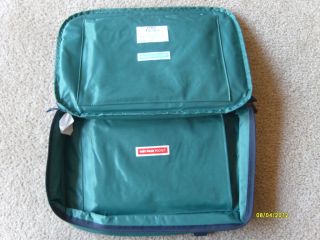  16 x 11 Green Carrying Case Hot Cold Packs for Rectangular Dish