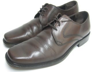  Murphy Men Dress Shoes Brown Leather Colden Lace Up Oxfords 9 M