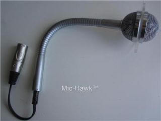 Sennheiser MD418 Vintage Cardioid Dynamic Gooseneck Microphone with