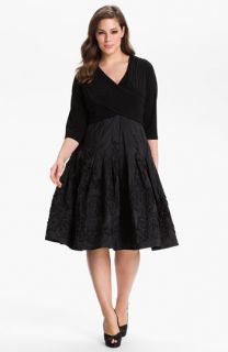 Adrianna Papell Soutache Skirt Dress (Plus)