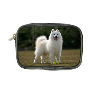 Samoyed Dog Puppies Leather Coin Purse Wallet Bags New