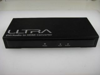 Ultra DVI+Optical/Coaxial Audio to HDMI Converter ULT40269 AS IS*