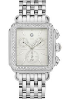 MICHELE Deco Diamond Blanc Customizable Watch