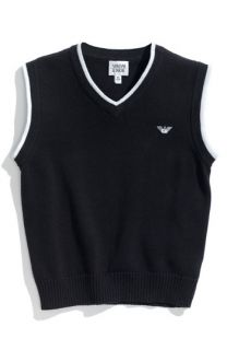Armani Junior Sweater Vest (Big Boys)