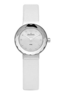 Skagen Faceted Glass Bezel Watch