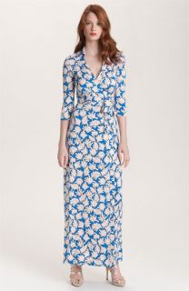 Diane von Furstenberg Abigail Print Silk Wrap Dress