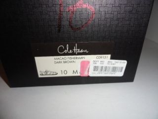 Cole Haan Macao Fisherman Mens Brown Sandals Size 10 M