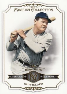 Babe Ruth 2012 Topps Museum Collection Base 32 Yankees