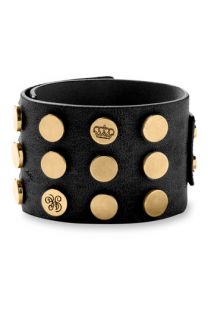 Juicy Couture Rivet Wide Leather Cuff