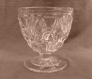 Gothic Flint Early American Pattern Glass Buttermilk Goblet or Open