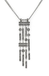 Lois Hill Deco Drape Pendant Necklace