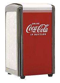 Coca Cola Drink Coca Cola Metal Napkin Holder Dispenser