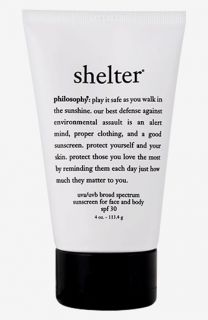 philosophy shelter® spf 30 sunblock