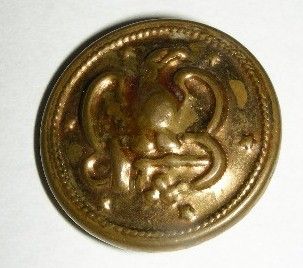 Antique Military Navy Button Civil War Eagle 6 Stars