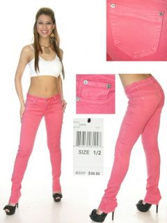 Puzzle Clothing Super Stretch Colored Skinny Jeans Multiple Colors