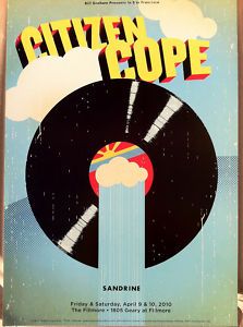 Citizen Cope Clarence Greenwood F 1049 Original Fillmore Poster