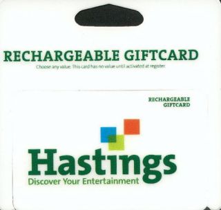 100 HASTINGS ENTERTAINMENT GIFT CARD ACTIVATED Books Music Coffee Bar