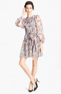 Dolce&Gabbana Blouson Print Chiffon Dress