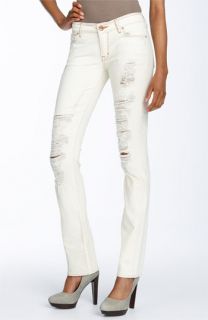 Rich & Skinny Sleek Straight Leg Stretch Jeans (Whipped Cream Devastated Wash)