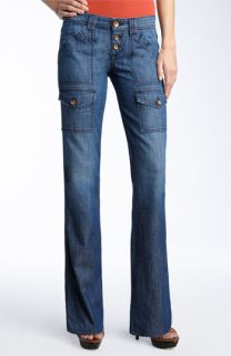 Rich & Skinny Groovy Cargo Pocket Bootcut Jeans (Crazy Navy Wash)