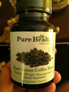 100% Pure Health Green Coffee Bean Capsules Extract Dr OZ 800 mg