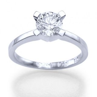 clarity enhanced diamond engagement ring white gold 99017a