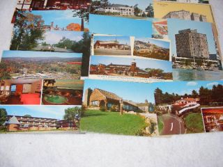 MA Lot 20 Motels Inns Hotels Restaurants Mass Massachusetts Postcards