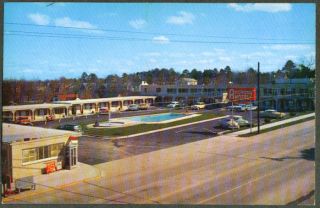 Anthony Motel 2101 Central Hot Springs AR Postcard 50s