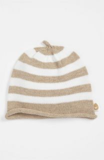 Stem Baby Stripe Organic Cotton Beanie (Infant)