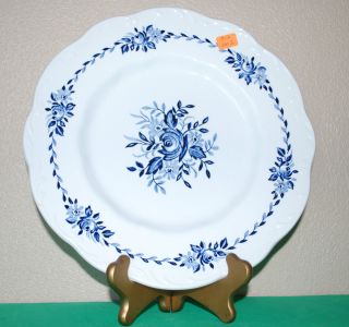 Vintage J G Meakin Dresden Blue Dinner Plates Set of 3 10