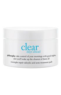 philosophy clear days ahead overnight repair acne treatment pads