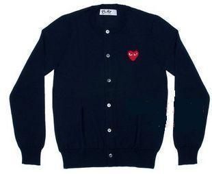 Comme Des Garcons CDG Play Heart Ladys Cardigan Sweater S