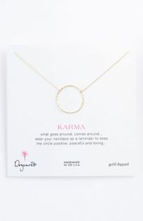 Dogeared Karma Sparkle Pendant Necklace