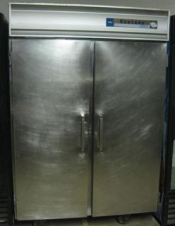 Raetone Model AF 47 S2 2 Door Commercial Stainless Steel Refrigerator