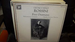 Gioacchino Rossini Five overtures Claudio MHS 446