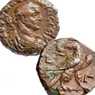 CLAUDIUS II Gothicus ROMAN Coin Tetradrachm EAGLE Wreath ALEXANDRIA