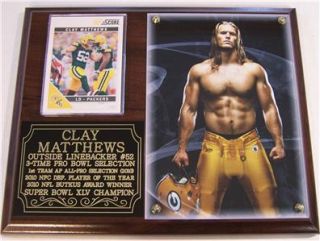 Clay Matthews 52 3 Time Pro Bowl Green Bay Packers Super Bowl XLV