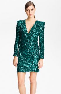 French Connection Amanda Long Sleeve Sequin Dress
