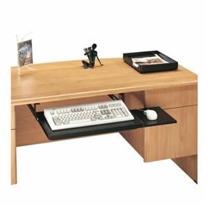 sauder under desk computer keyboard shelf tray drawer slide platform