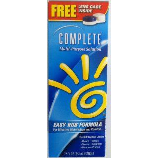 Complete Multi Purpose Solution Easy Rub Formula 12 Fl Oz (Pack of 6)