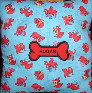 Clifford the Big Red Dog Personalized Pillow