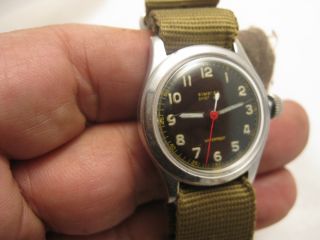 1940 Colomby Military Modified FHF Sweep Seconds Watch