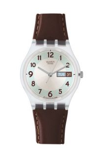 Swatch® Blue Conker Plastic Watch