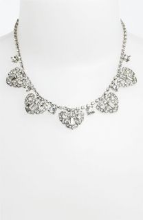 Nina Mulberry Crystal Frontal Necklace